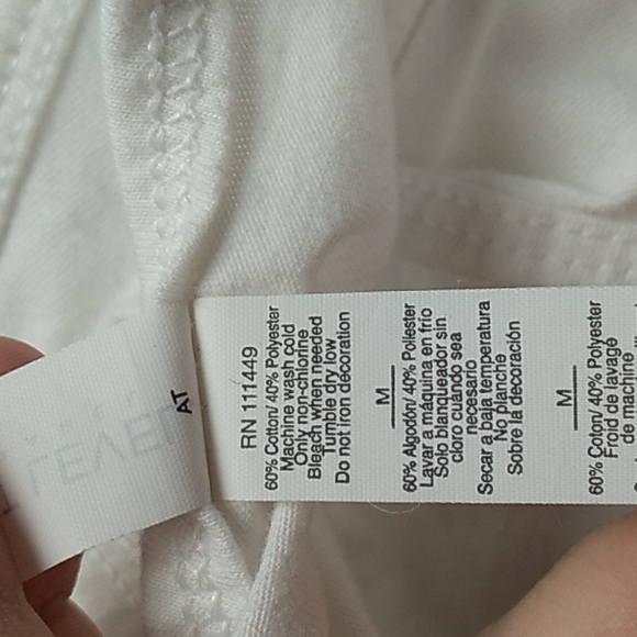 Next Level Apparel Women's White Tank Top in size Medium - Picture 5 of 5